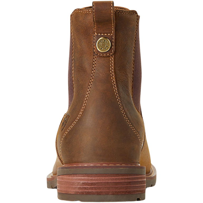 2026 Ariat Mens Wexford Waterproof Chelsea Boots 10034032 - Weathered Brown